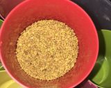 A picture of step 2 of Achari Aloo.