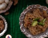 A picture of step 5 of Walnut Halwa.