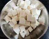 A picture of step 1 of Palak Paneer.