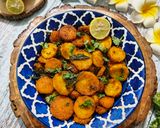 तमिलनाडु स्टाइल क्रिस्पी अरबी फ्राई / क्रिस्पी अरबी रोस्ट रेसिपी चरण 8 फोटो