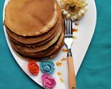 A picture of step 9 of Banana pancake.