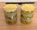 A picture of step 16 of Loaded Fusion Mexican Corn Chaat Jars 🌽🧀.
