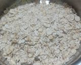 A picture of step 1 of Sabudana - Oats - Chena Bombs.