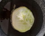 A picture of step 5 of Dolmeh Kalam (Persian Stuffed Cabbage Rolls).