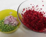 A picture of step 1 of Classic homemade beetroot burger recipe.