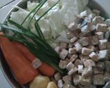 Foto langkah ke 1 dari resep Orak arik tempe mix kol & wortel No Msg.