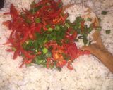 A picture of step 3 of Egg fried rice.