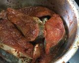A picture of step 1 of Surmai Kingfish gravy.