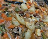 A picture of step 5 of Veg dum biryani.