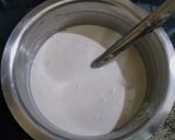A picture of step 3 of Malai Ghevar.