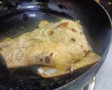 A picture of step 3 of Roti Pinwheel rolls.