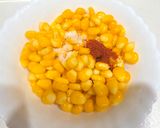 A picture of step 4 of Golden Masala Corn.