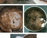 A picture of step 3 of Nutella chocolate cake.