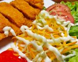 Foto langkah ke 8 dari resep Chicken Katsu Renyah dan Salad Segar ala Hokben.