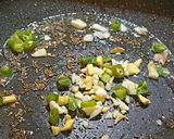 A picture of step 3 of Malabar Spinach, California Lemon & Potato Stir Fry.
