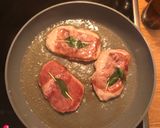 Saltimbocca céklarizottóval, sült kukoricával és vajban párolt brokkolival recept fázis 18 fotója