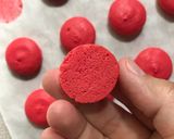 Gambar langkah 4 resipi Macarons.