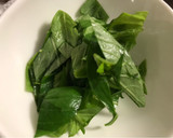 A picture of step 4 of Taro, Sweet Potato, Cucumber, and Cranberry Salad (with Egg and Fresh Basil).