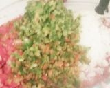 صورة لخطوة 2 من وصفة ارز 🍚 بالخضار وكبد دجاج وجبن