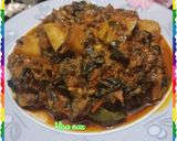 A picture of step 6 of METHI ALOO (Fenugreek Leaves).