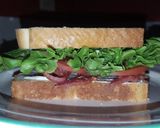 A picture of step 4 of Classic BLT sandwich (Bacon Lettuce & Tomato).