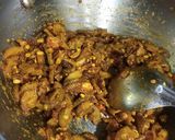 A picture of step 7 of Kantola besan sabji.