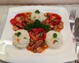 Gazdag kertészragu recept fázis 7 fotója