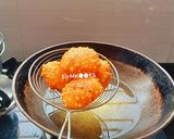 A picture of step 5 of Sabudana Vada with Sago flour.