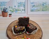 Foto langkah ke 6 dari resep Chocochip rainbow brownies.
