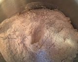A picture of step 1 of Arabic Rolls with Sourdough Starter Discard.