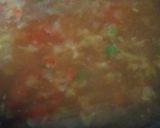 A picture of step 2 of Mix veg soup.