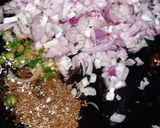 A picture of step 3 of Instant baingan sabzi.
