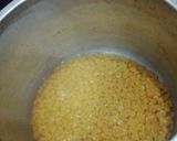 A picture of step 1 of Dal Palak.