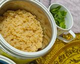 A picture of step 3 of Schezwan fried rice.