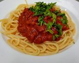 Hình bước làm 4 của món Mỳ Spaghetti Sốt Bò Băm 🍝