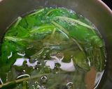 A picture of step 1 of Palak Paneer.
