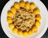 Foto del paso 8 de la receta: Lomo strogonoff con papas noisette!💕