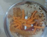 A picture of step 2 of Tacos from leftovers Rotis.