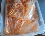 A picture of step 5 of Low-Fat Chicken Satay Skewers.
