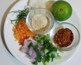 รูปขั้นตอนการทำที่ 6 ของ ลาบอกไก่ทอด