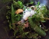 A picture of step 6 of Spinach Semolina Batashe.