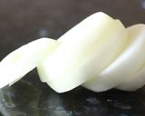 A picture of step 1 of Mozzarella Onion Rings.