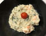 Une image de l'étape 6 de Risotto crevettes et crème épinards parmesan au Cook expert.