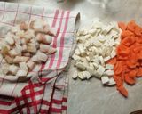 Zöldséges paradicsomos pollakfillé recept fázis 1 fotója