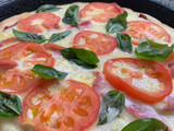 Pizza napolitana de jamón con masa casera 🍕🍕🍕🍕