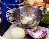 A picture of step 1 of Home made veggie and meat burgers.