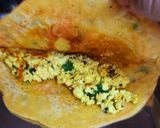 स्टफ्ड पनीर बेसन चिला(stuffed paneer besan chilla recipe in hindi) रेसिपी चरण 8 फोटो