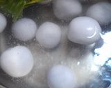 Foto langkah ke 5 dari resep Klepon / onde-onde bunga telang.