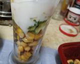 A picture of step 1 of Rainbow chaat.