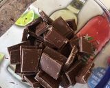 A picture of step 3 of Chocolate nests.